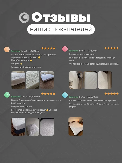 Цветные сны Наматрасник 160×200 на резинке с бортами, 160x200, фото 7