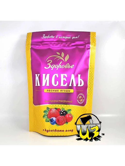 ТМ Здоровье Кисель Лесные ягоды с кусочками натуральных ягод, 150г, 150 г, фото 3