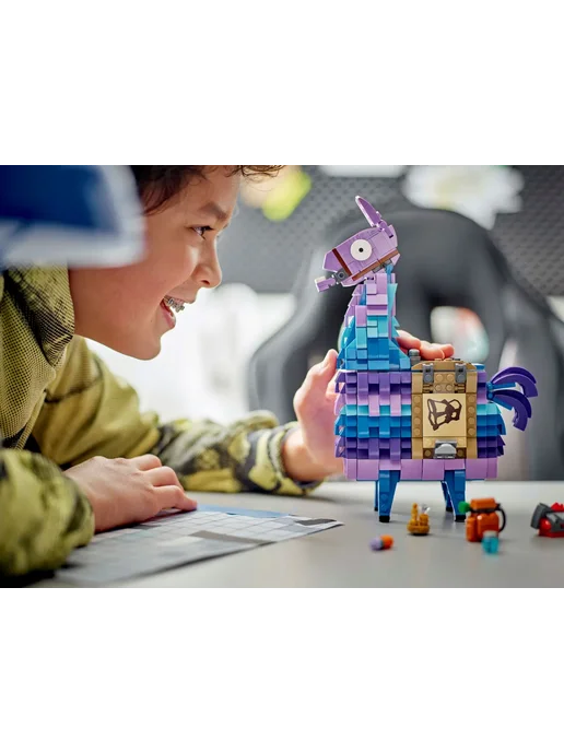 LEGO Конструктор Fortnite 77071 Лама, фиолетовый, фото 8